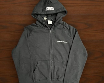 Vinatge free-hugs vetements tag zip up