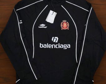 Balenciaga long-sleeve football jersey