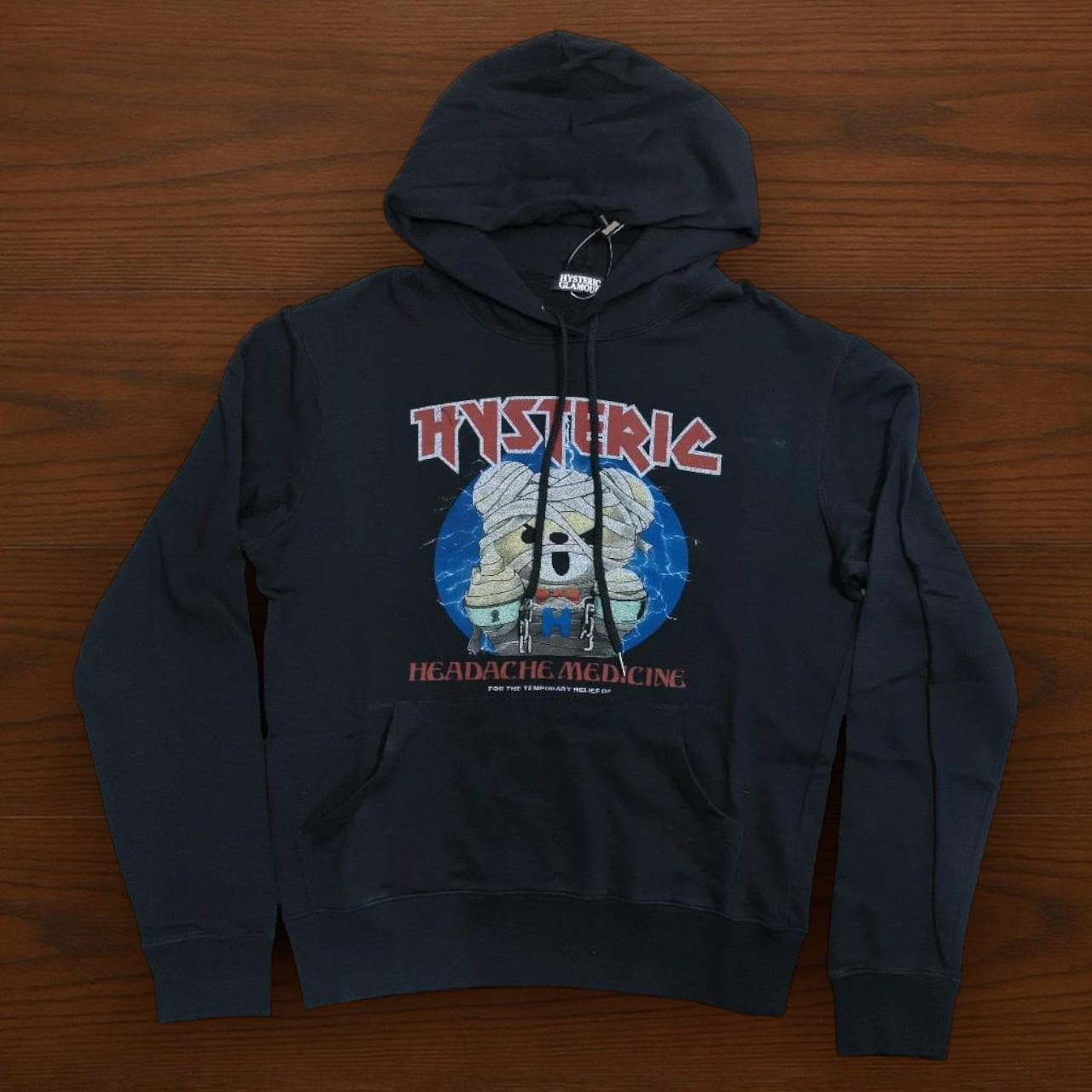 90s' Hysteric Glamour スエットパーカー Black Hysteric Glamour 