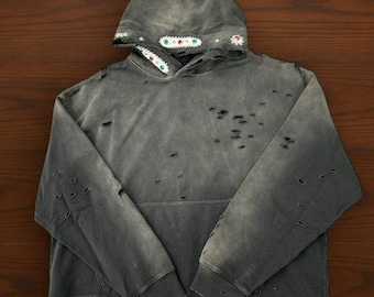 Kapital Thriller Damaged sweat hoodie