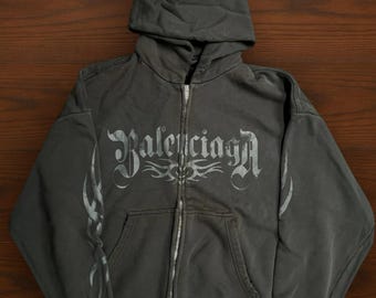 Balenciaga Tacky/tribal y2k vinatge Zip-Up