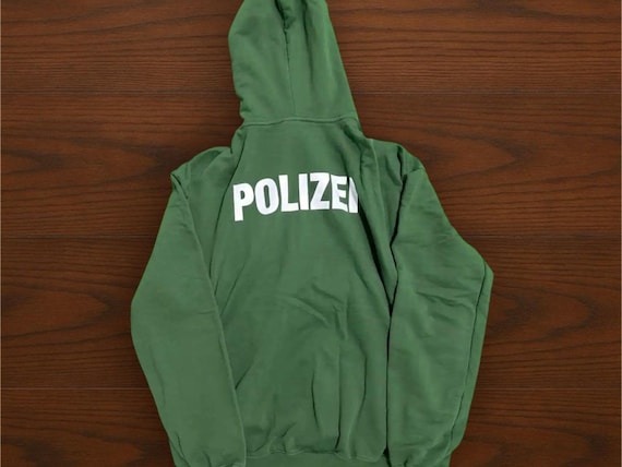 Vinatge 2016 Vetements Green Polizei Hoodie - Etsy
