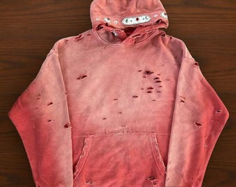 Kapital Thriller Damaged sweat hoodie