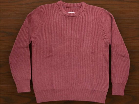 Maison Margiela, Maison Margiela Burgundy hand sewn vintage knit