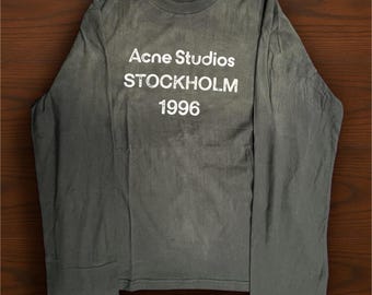 acne studios longsleeve print design vintage