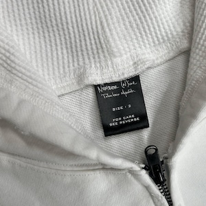 Vinatge embroidery skull cotton hoodie with NUNBER (N)ine tag image 4