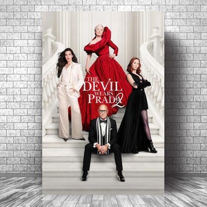 Póster de la película El diablo viste de Prada 2, decoración de pared, póster de arte vintage, impresiones en lienzo, regalos personalizados.