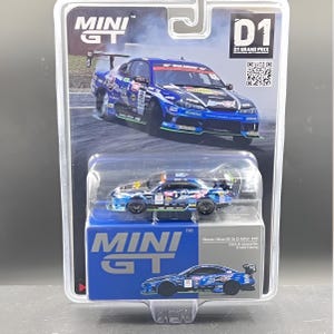 MINIGT Nissan Silvia S15 D-MAX #46 D1 Grand Prix 2023 1:64 Diecast Model Car Blister Pack