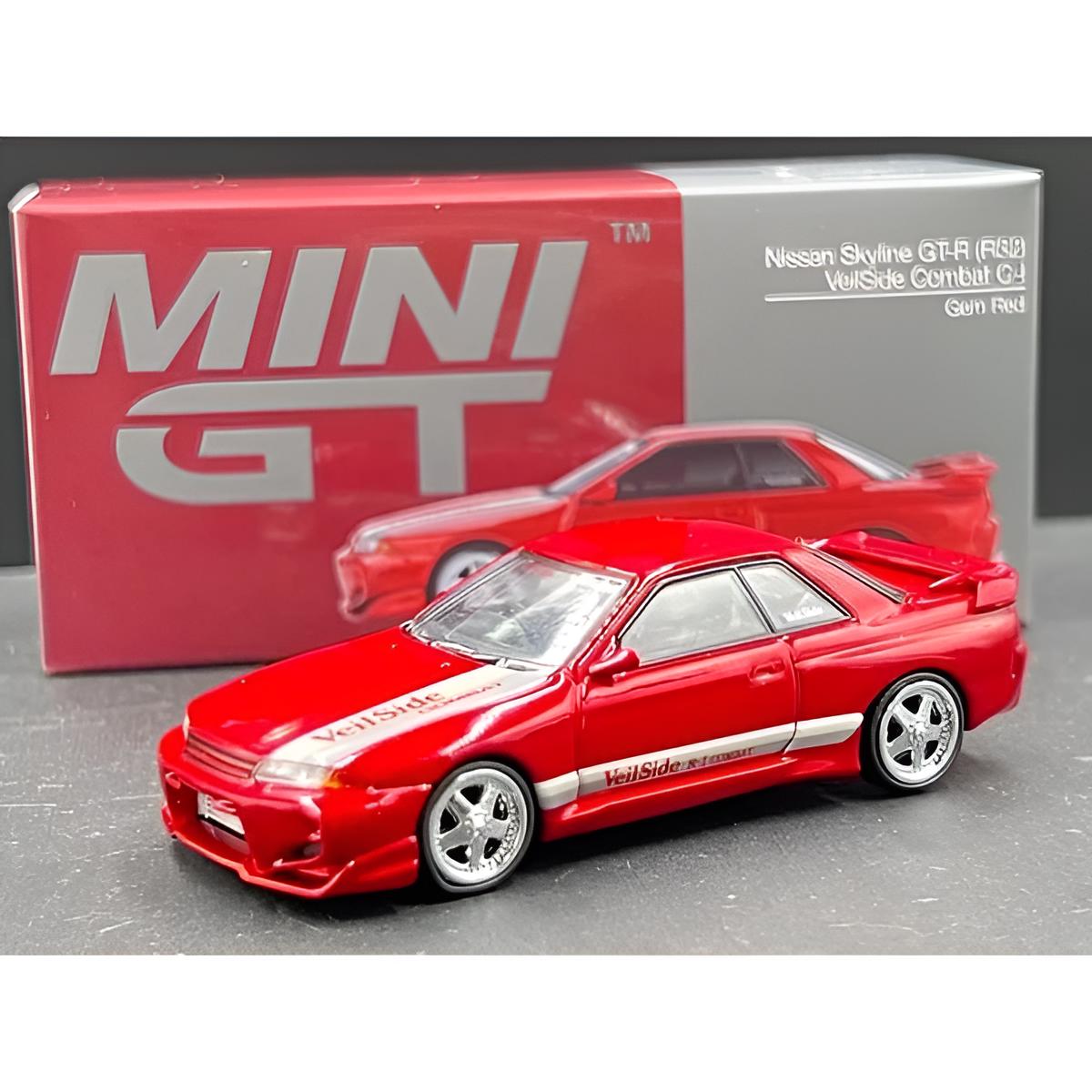 MINIGT Nissan Skyline GT-R R32 Veilside Combat C-I Gem Red 1:64