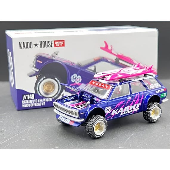 Kaido House X Mini GT Datsun 510 Wagon Offroad V2 1:64 Diecast