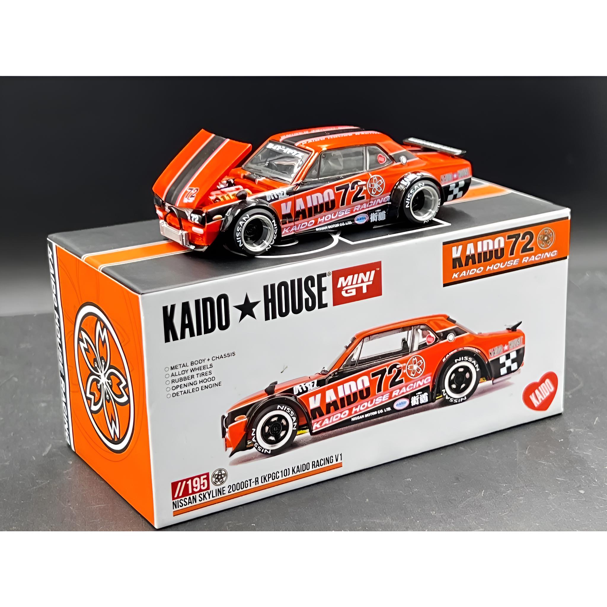 Kaido House X Mini GT Nissan Skyline 2000GT-R KPGC10 1:64 Diecast