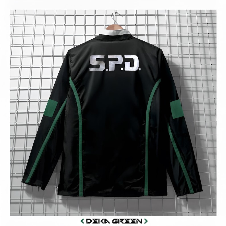 Power Rangers SPD Cosplay Jacket Deka Green. - Etsy