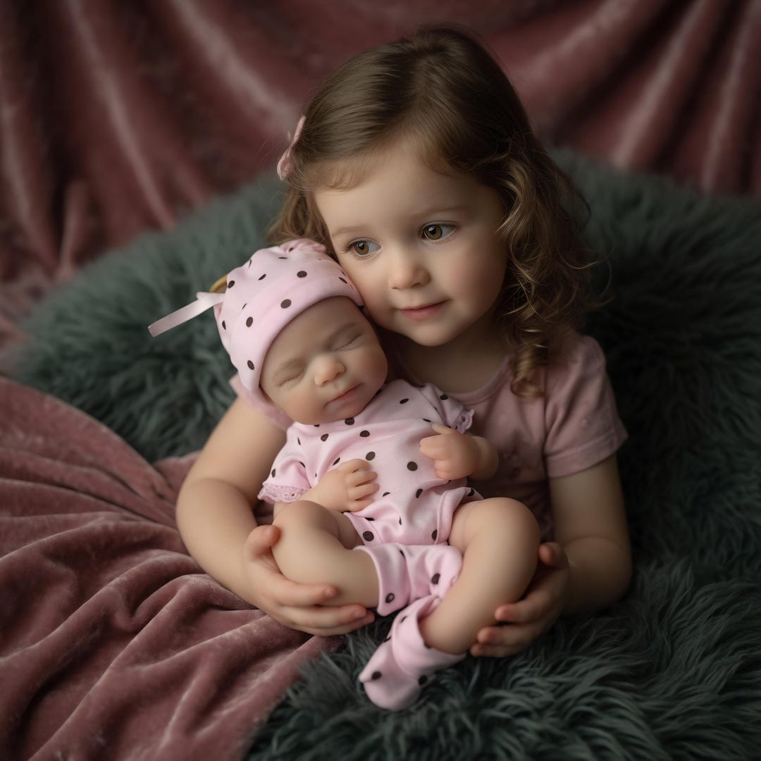 13 Inches Pascale Silicone Bebe Reborn Girl Doll, Open Mouth