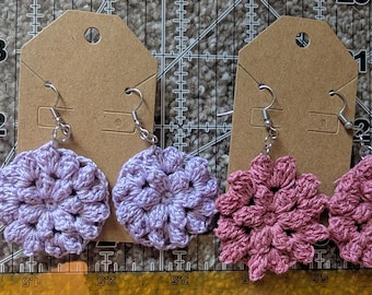 Dhalia crochet earrings