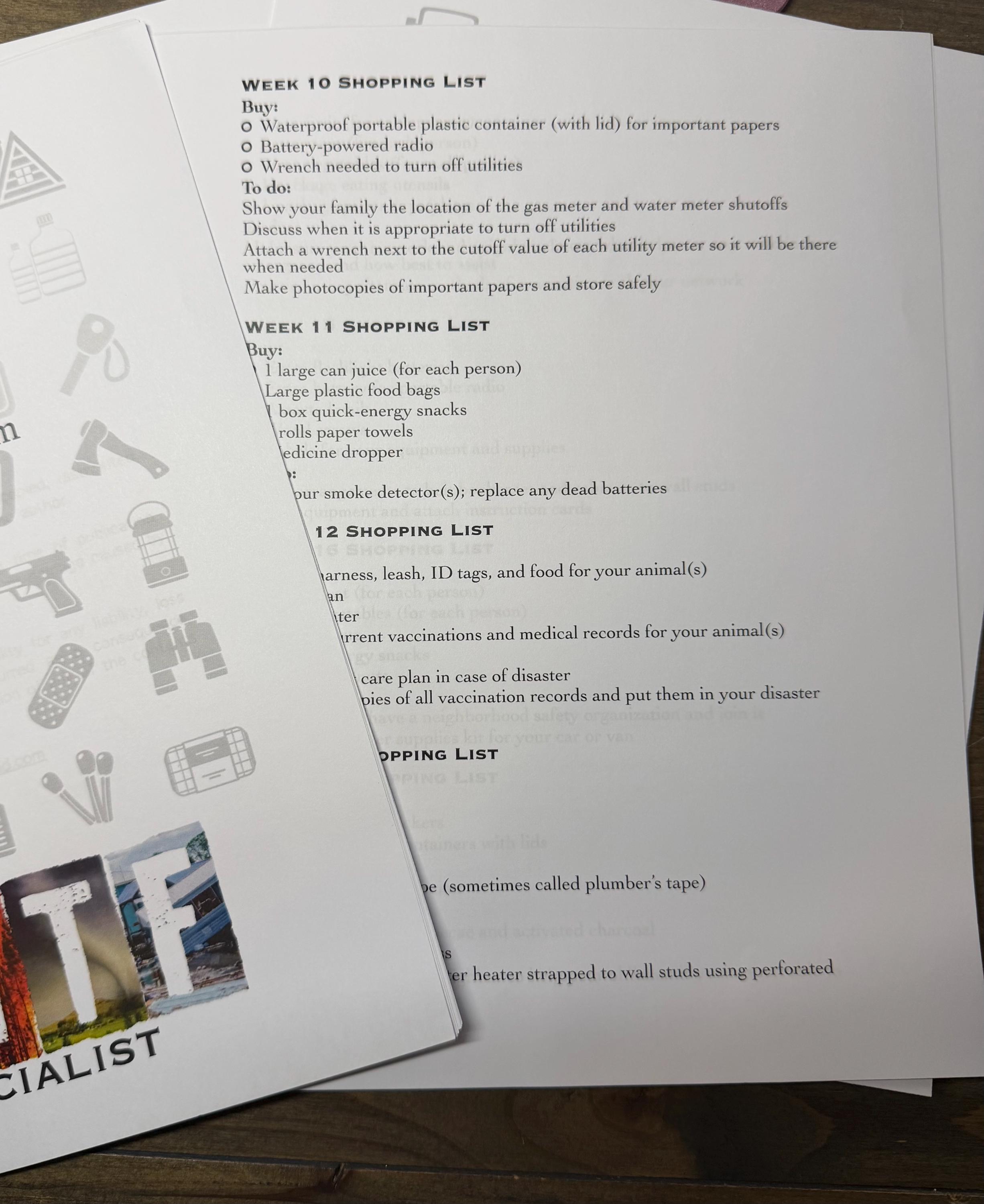Printable Prepper List.pdf Prepper Pantry Checklist Printable | Build a Pantry on a Budget ...