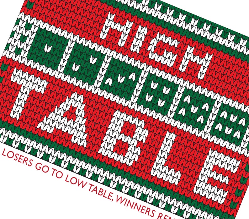 Ugly Sweater Christmas Bunco Set Ugly Holiday Sweater Bunko image 8