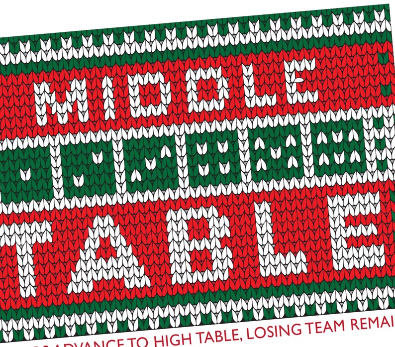 Ugly Sweater Christmas Bunco Set Ugly Holiday Sweater Bunko image 7