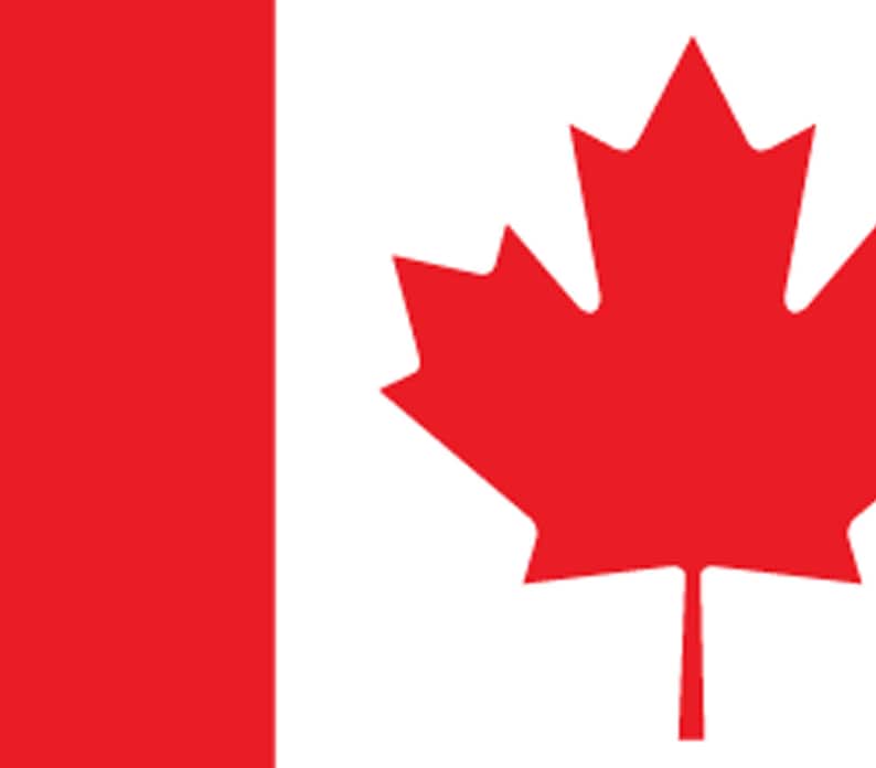 Canadian Flag cupcake topper - Do it yourself Printable toothpick flag graphic relating to Printable Canadian Flag called Canadian Flag cupcake topper - Do it yourself Printable toothpick flag