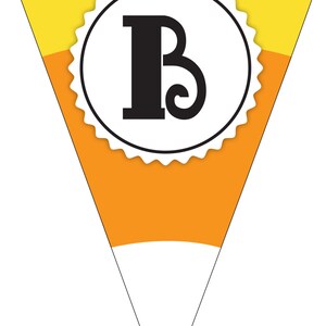Printable Candy Corn Party Banner ... Use Again and Again for Every ...