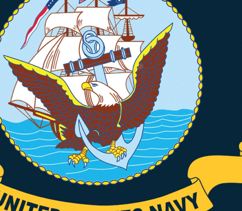 DIY printable food flag US Navy Flag Cupcake Topper Navy Food Flag cupcake topper