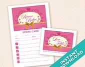 Bunco Babes Theme Scorecard and Table Marker Set