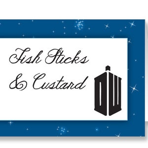 Doctor Who Printable Party Set - Etsy