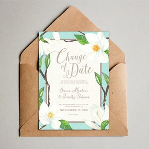 Wedding Change of Date Card Let guests know that your plans have changed image 2