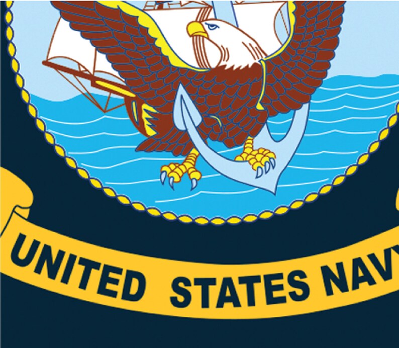 DIY printable food flag US Navy Flag Cupcake Topper Navy Food Flag cupcake topper