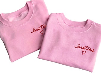 Toddler Sweatshirt with Custom Chain Stitch Embroidery. Personalized Gift for  Kids. Embroidered Name Toddler Shirt