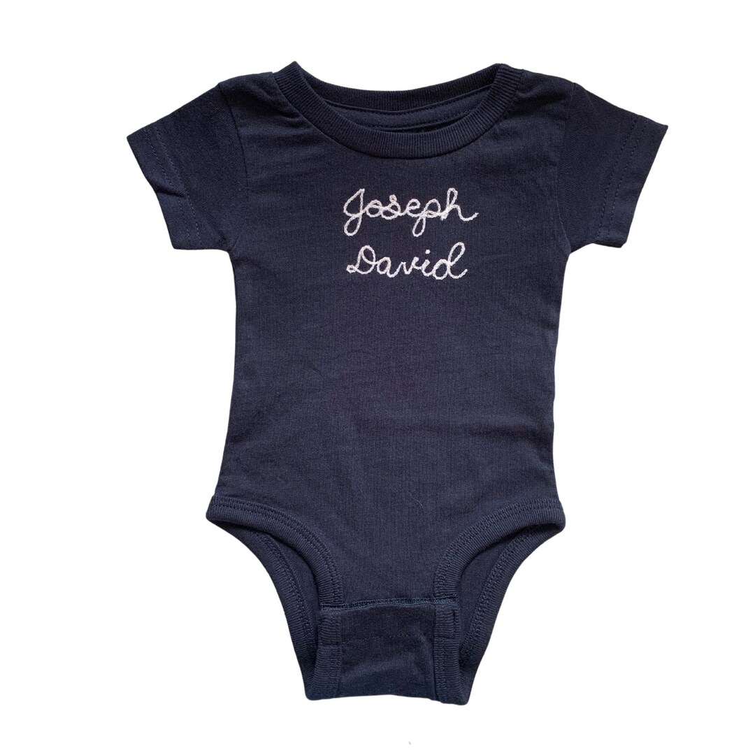 Personalized Baby Boy Onesie. Custom Embroidered Baby Onesie ...