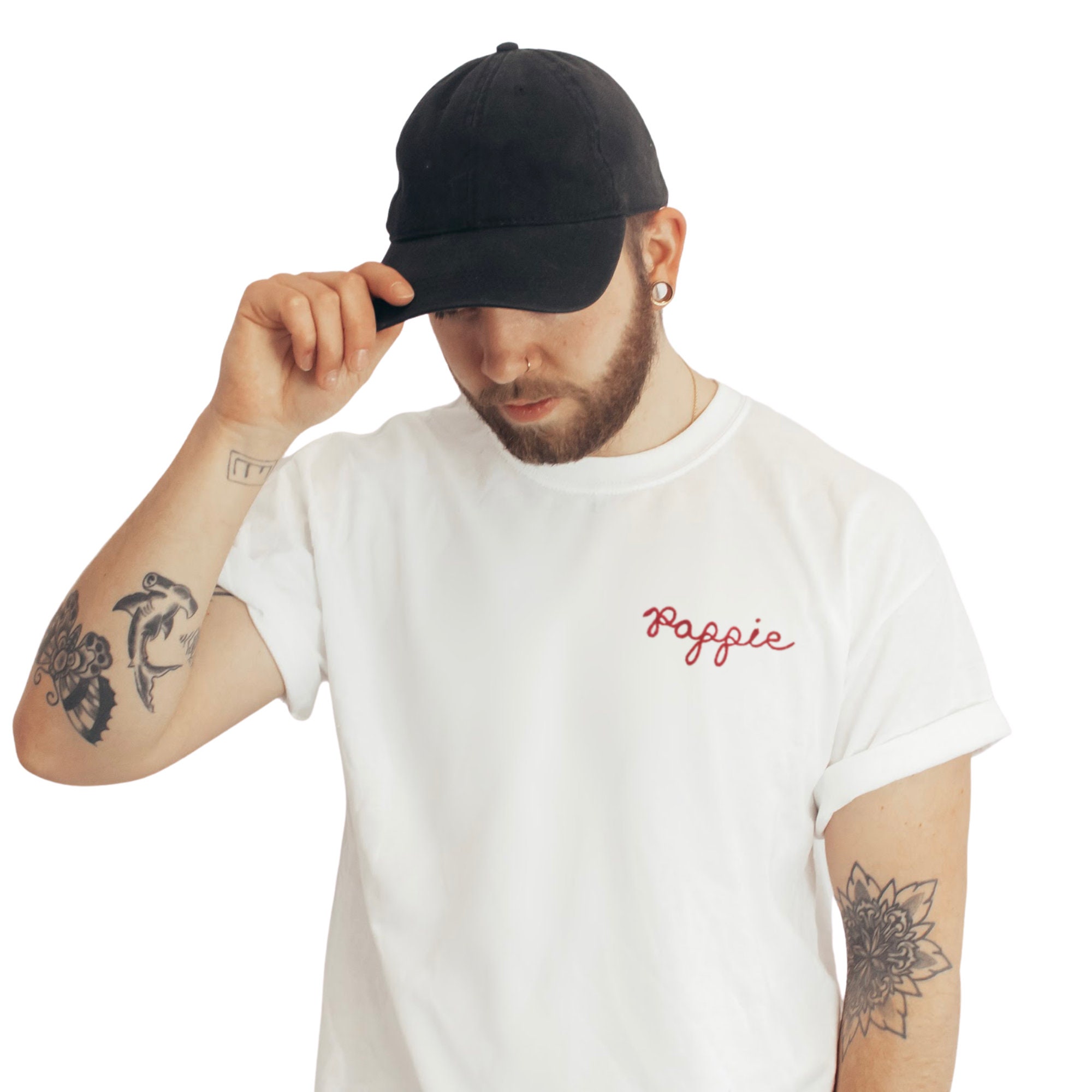 embroidered t shirt mens