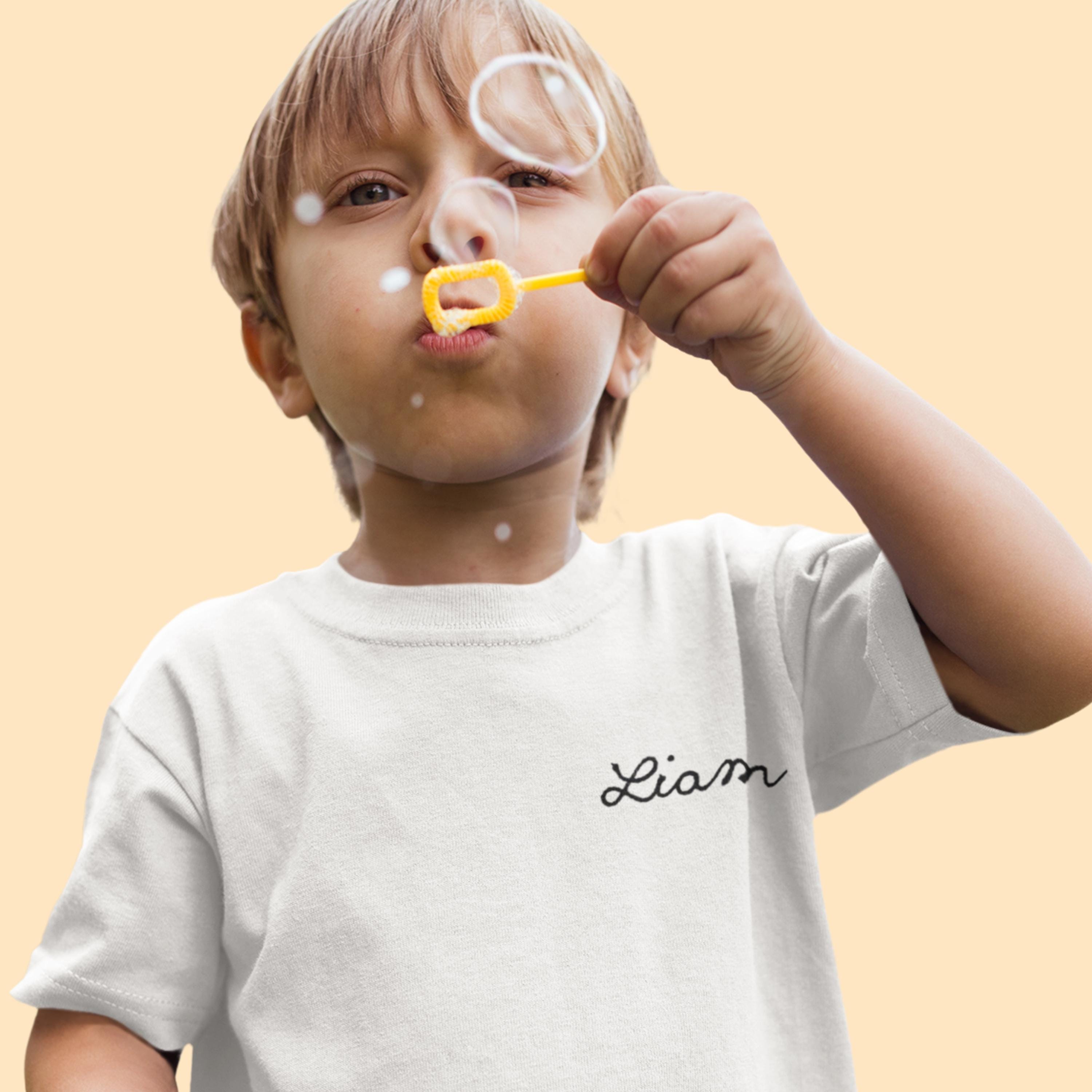 Custom Embroidered Shirts for Toddlers, Babies and Kids. High