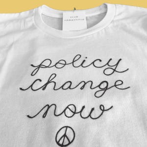 1973 Shirt Custom Embroidered Personalized Roe V Wade Shirt Cursive Embroidery Custom Vote Shirt Crewneck Embroidered Name Roevember Shirt image 7