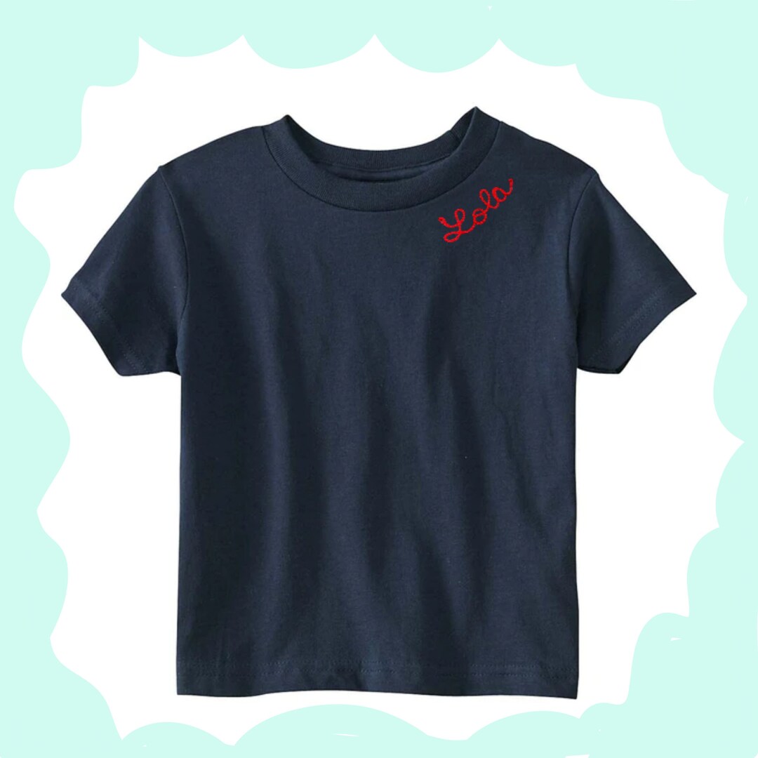 【EMIS】CHAIN STITCH T-SHIRT CHAIN STITCH T-SHIRT-NAVY - EMIS