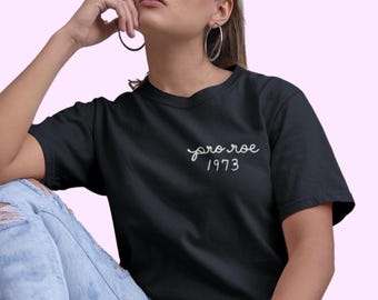 Embroidered Political T Shirt, Adult Custom Embroidered T-Shirt, Embroidered Vote Shirt, Personalized Political Shirt, Custom Election Shirt
