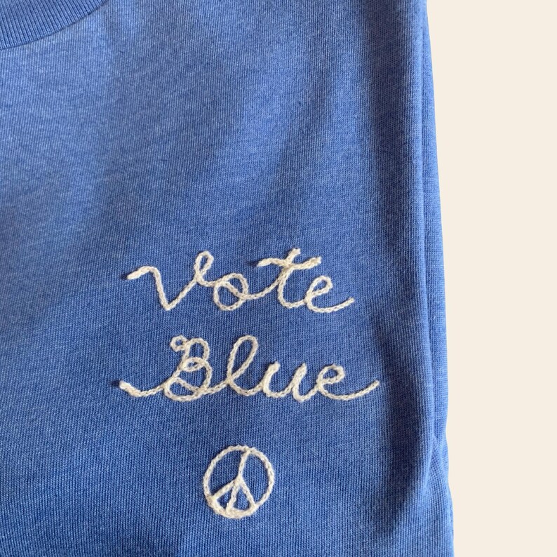 1973 Shirt Custom Embroidered Personalized Roe V Wade Shirt Cursive Embroidery Custom Vote Shirt Crewneck Embroidered Name Roevember Shirt image 3