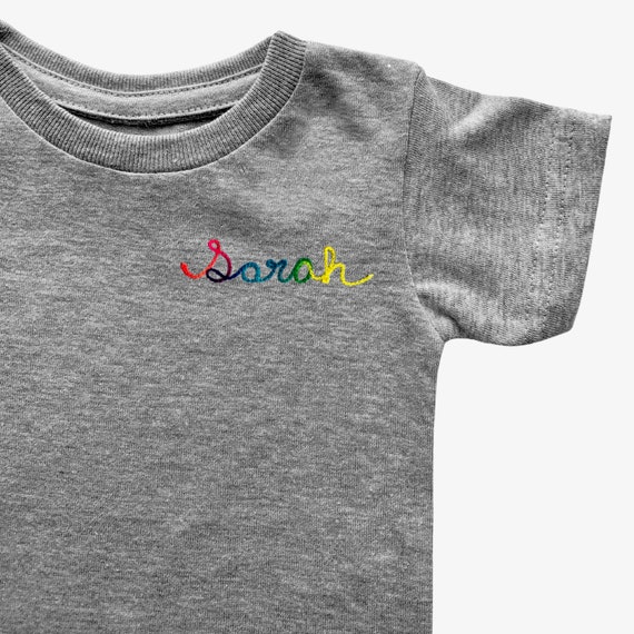 Embroidery Patchwork Shirts（KIDS） Patchwork T Shirt for Kids - Etsy