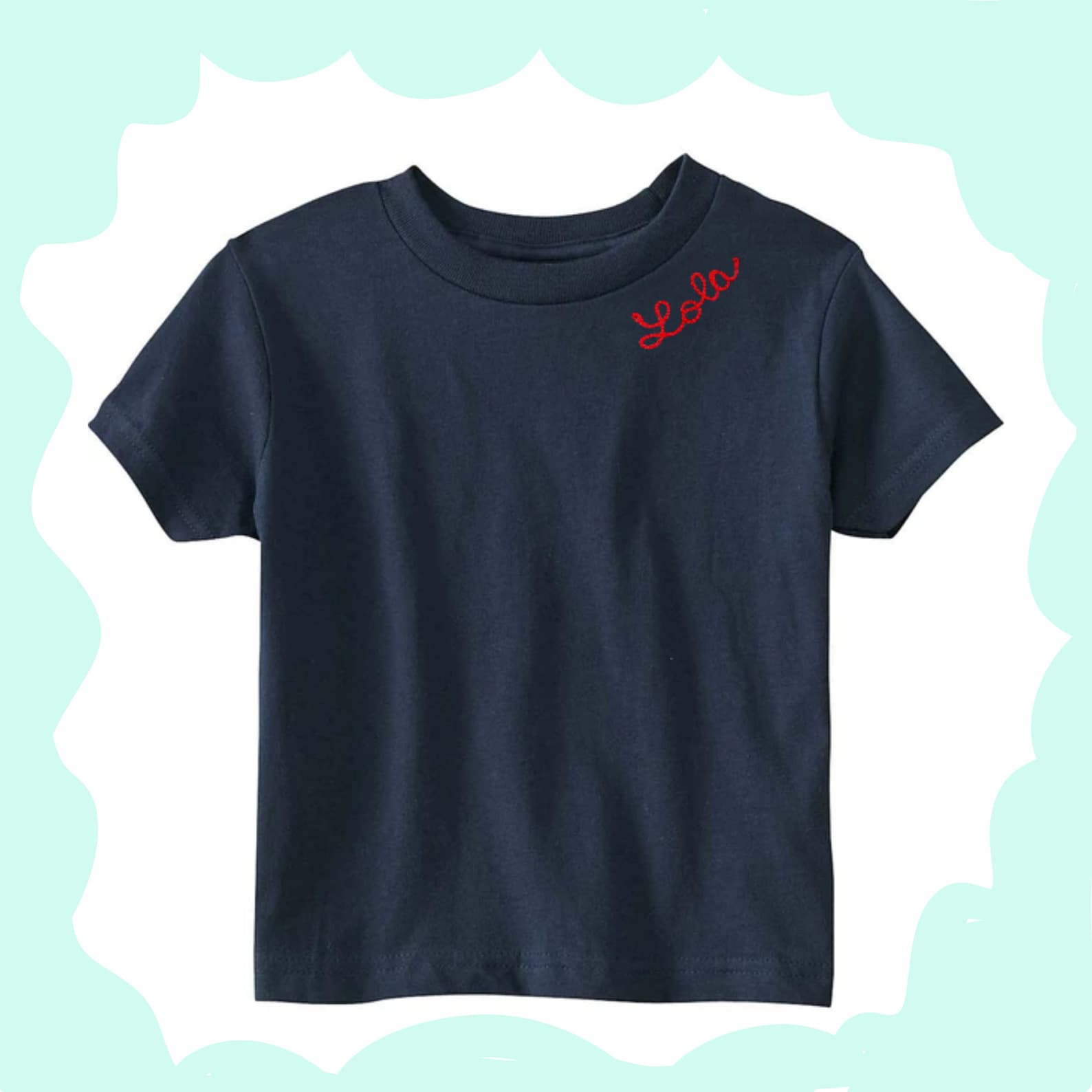 Kids Name Tshirt. Custom Embroidered Shirts. Personalized Etsy