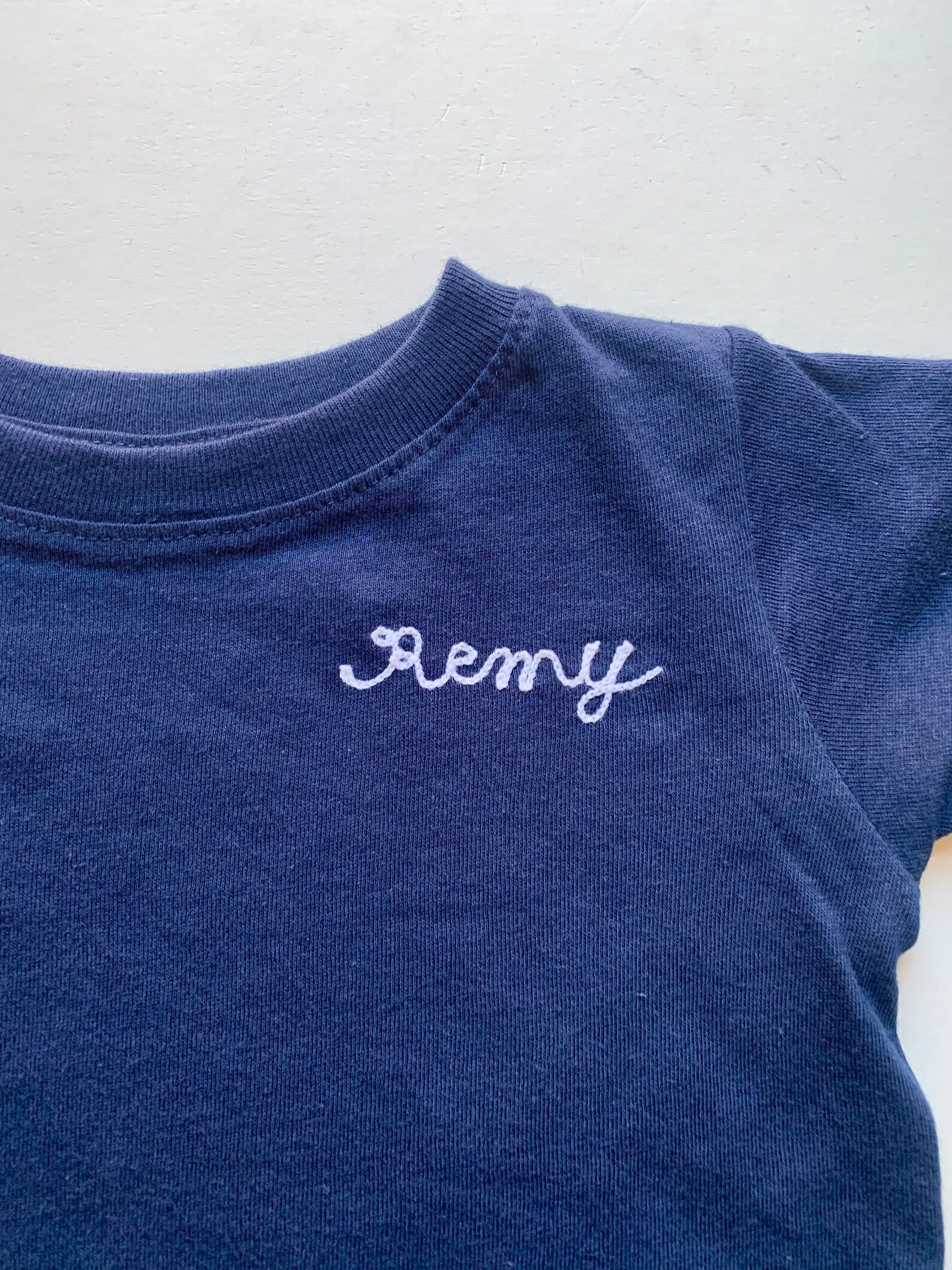 Kids Name Tshirt. Custom Embroidered Shirt for Infant Etsy