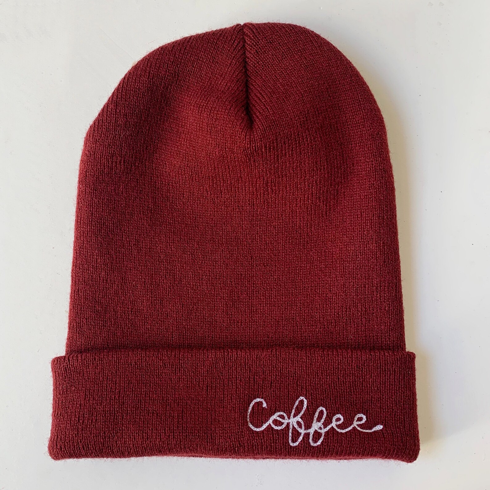 Custom Embroidered Hat. Chain Stitch Beanie with Personalized Etsy