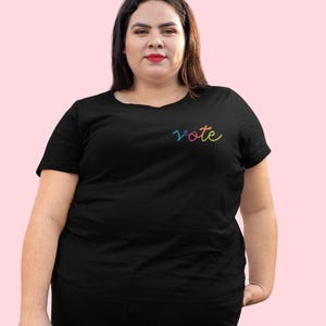1973 Shirt Custom Embroidered Personalized Roe V Wade Shirt Cursive Embroidery Custom Vote Shirt Crewneck Embroidered Name Roevember Shirt image 6