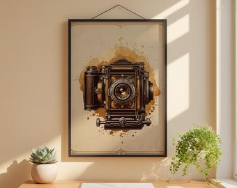 Appareil photo vintage | Photographie analogique artistique | Décoration nostalgique