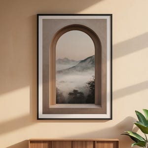 Window Frame Landscape | Architectural Portal | Escape View Art image 12