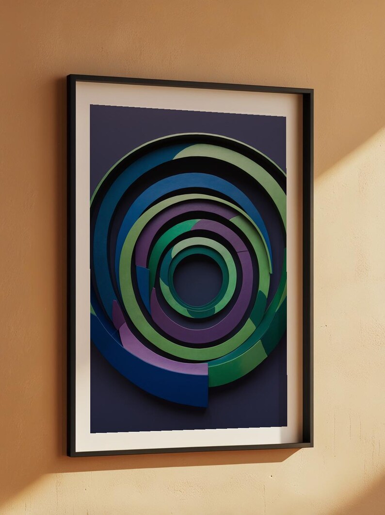 Jewel Tone Arches | Abstract Architecture Art | Luxury Poster Bild 7