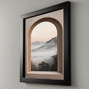 Window Frame Landscape | Architectural Portal | Escape View Art image 16