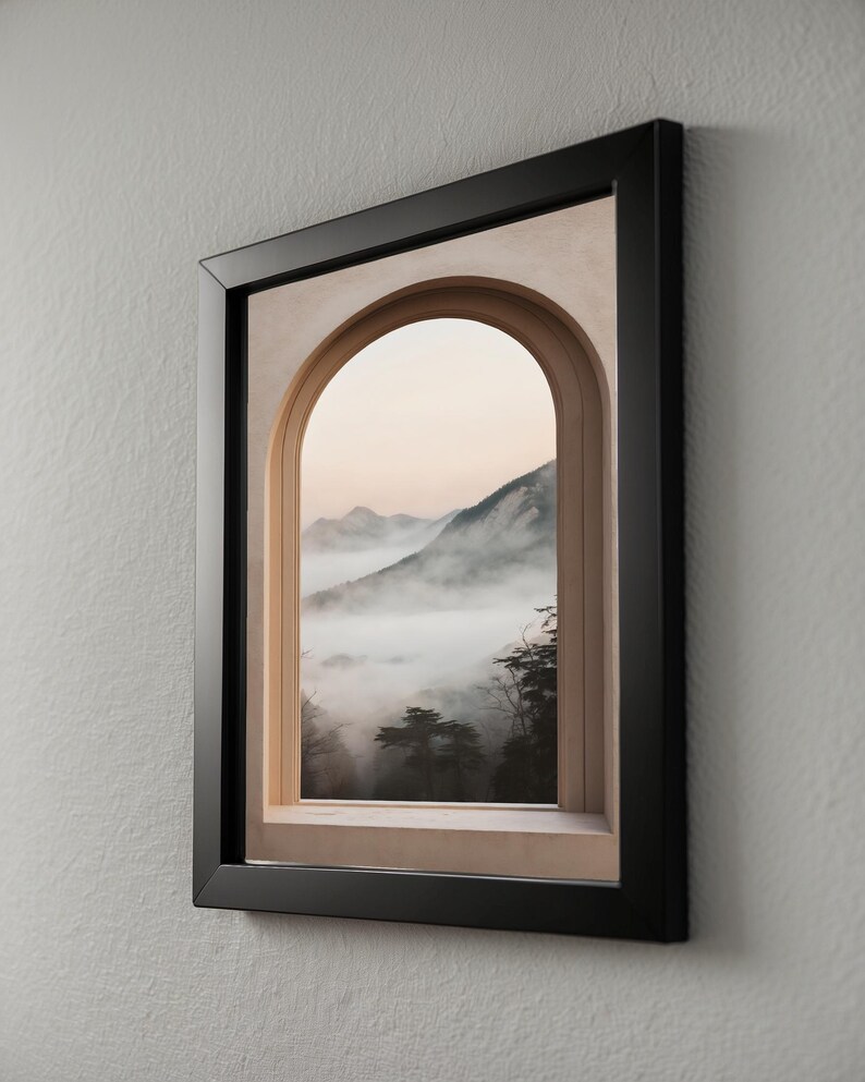 Window Frame Landscape | Architectural Portal | Escape View Art image 16