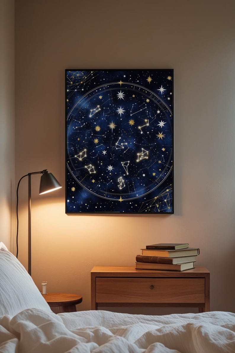 Starfield Constellation | Celestial Stars Poster | Astronomy Art image 3