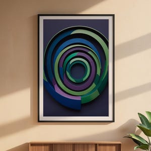 Jewel Tone Arches | Abstract Architecture Art | Luxury Poster Bild 6