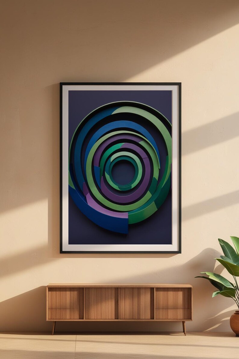 Jewel Tone Arches | Abstract Architecture Art | Luxury Poster Bild 6