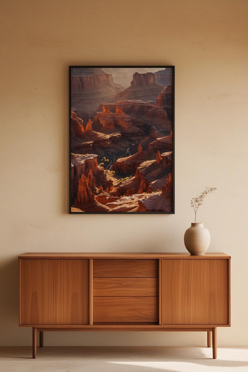 Canyon Golden Hour | Desert Landscape | Southwest Earth Tones zdjęcie 5